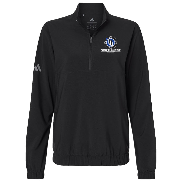Adidas Women's Stretch Woven Half-Zip Pullover