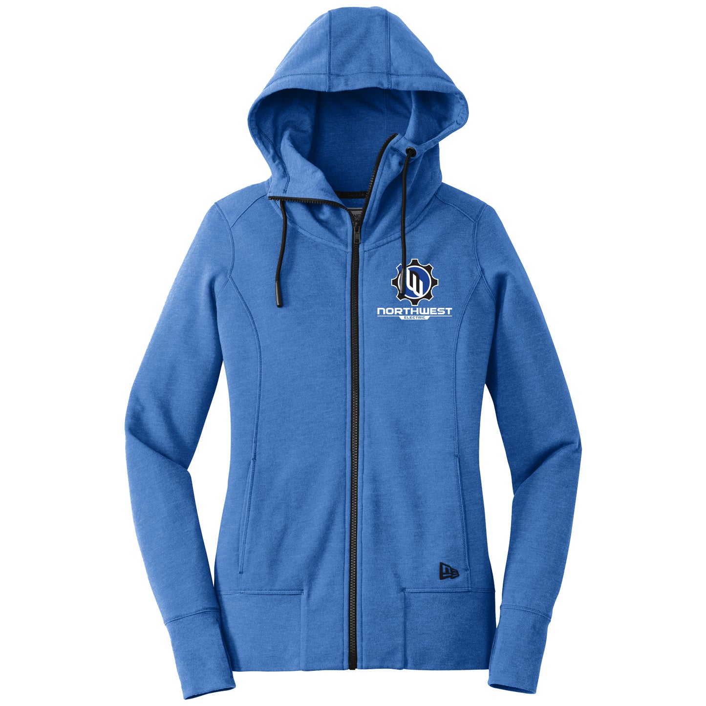 New Era® Women's Tri-Blend Fleece Full-Zip Hoodie