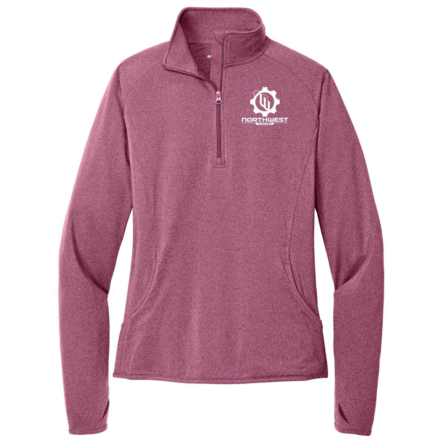 Sport-Tek Ladies Sport-Wick Stretch 1/4-Zip Pullover