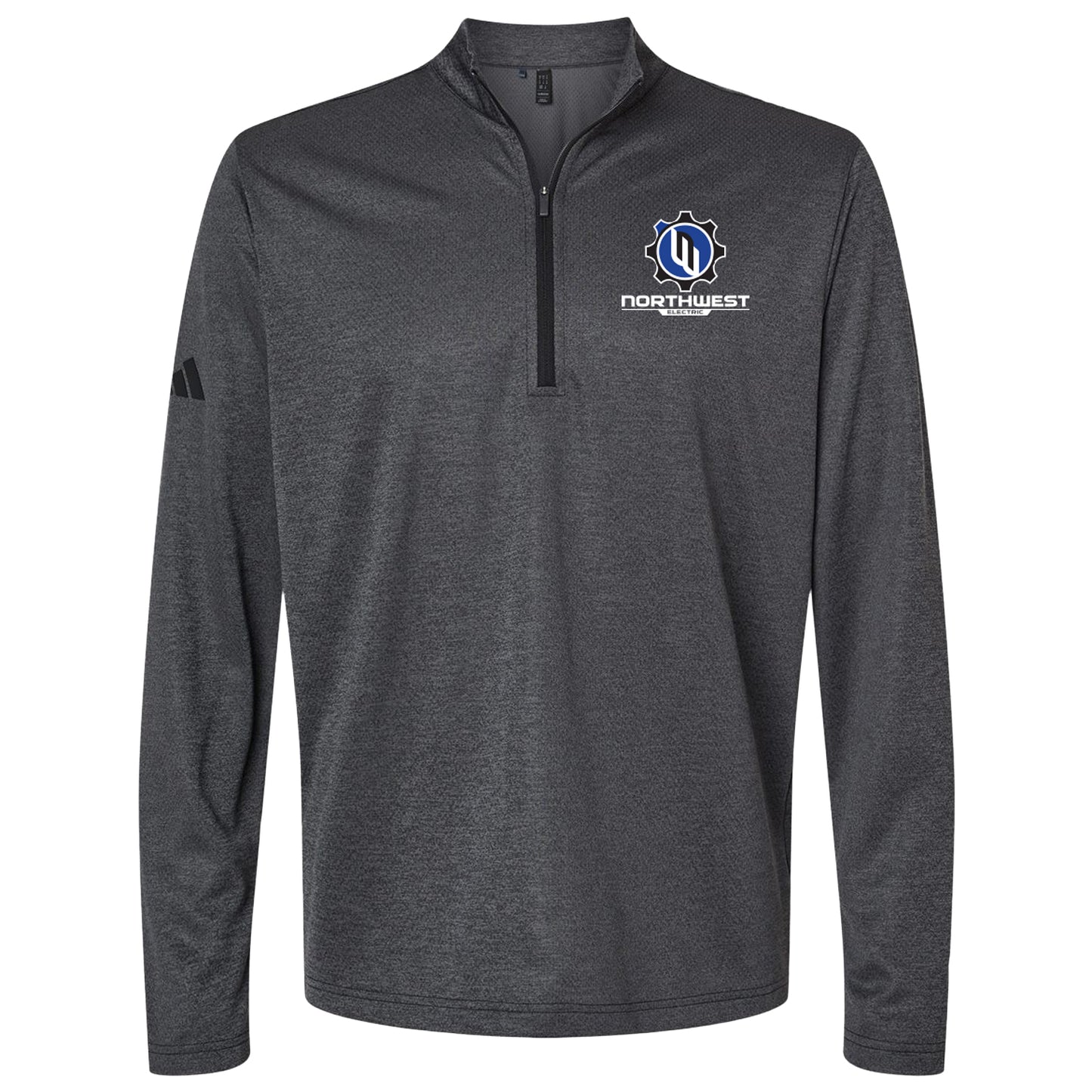 Adidas- Space Dyed Quarter-Zip Pullover