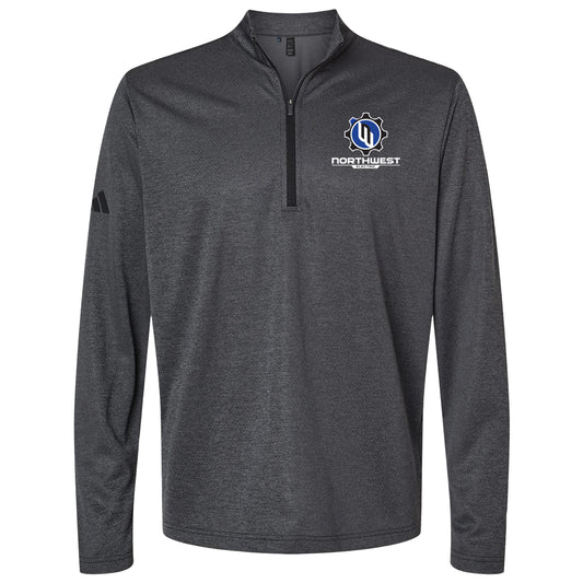 Adidas- Space Dyed Quarter-Zip Pullover
