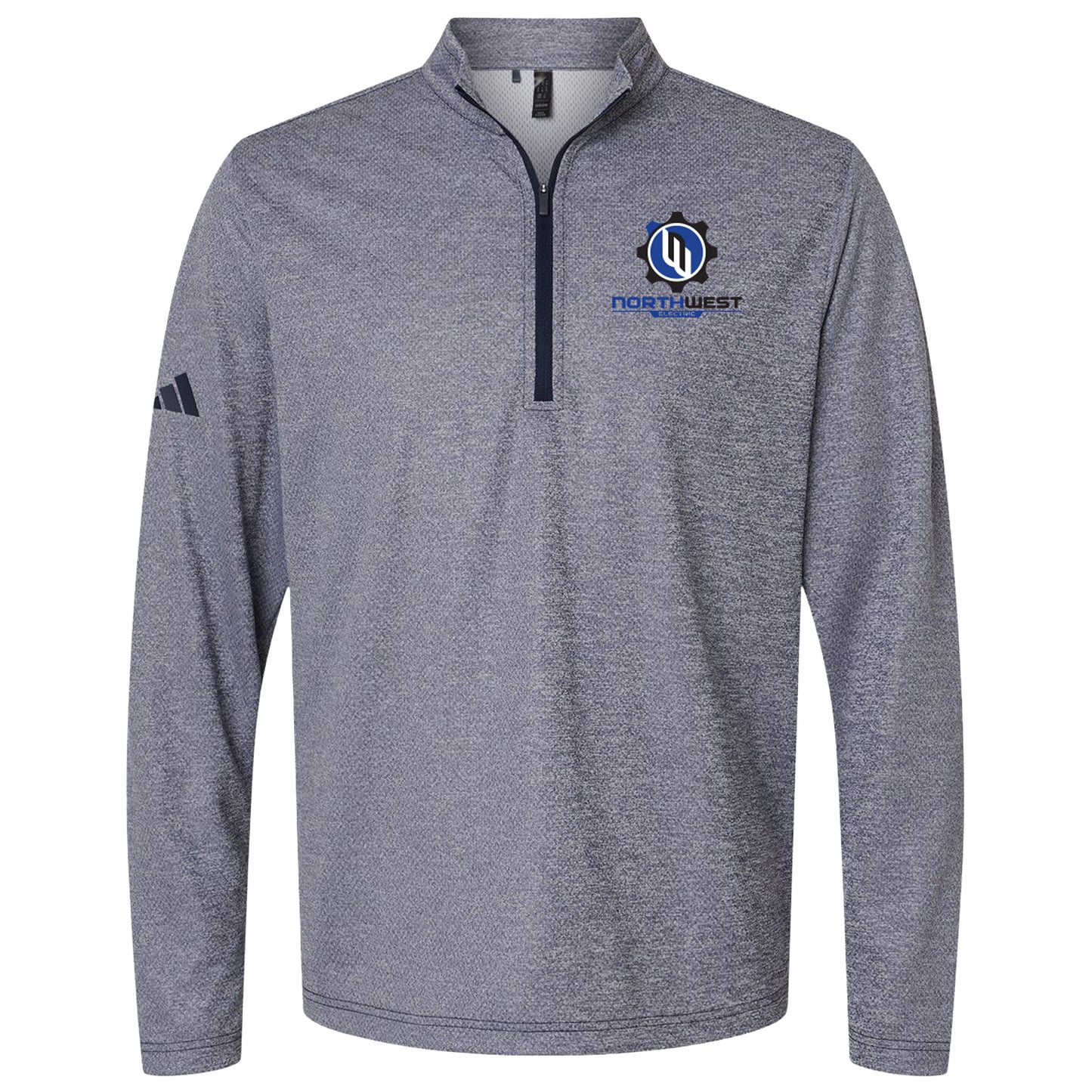 Adidas- Space Dyed Quarter-Zip Pullover