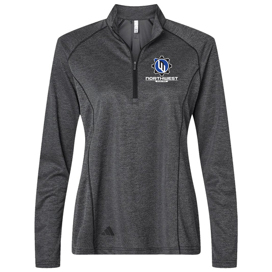Adidas - Women's Space Dyed Quarter-Zip Pullover