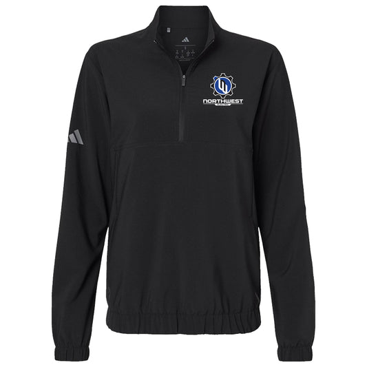 Adidas Women's Stretch Woven Half-Zip Pullover