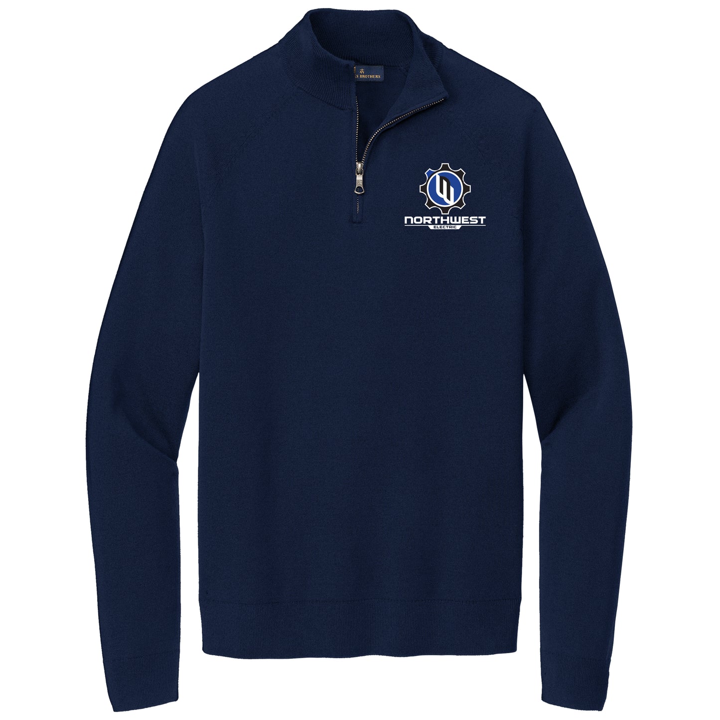 Brooks Brothers® Cotton Stretch 1/4-Zip Sweater