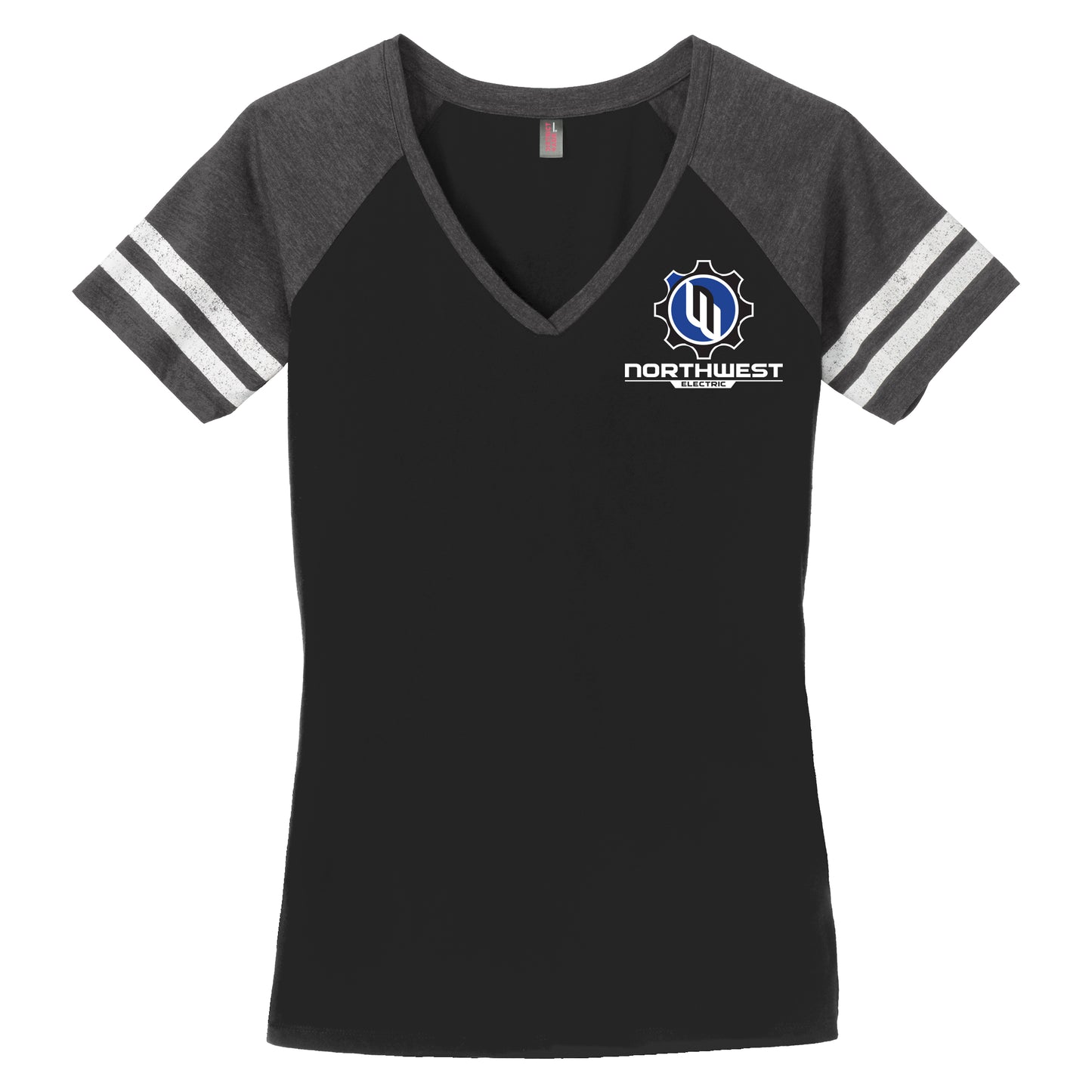 District Women’s Game V-Neck Tee