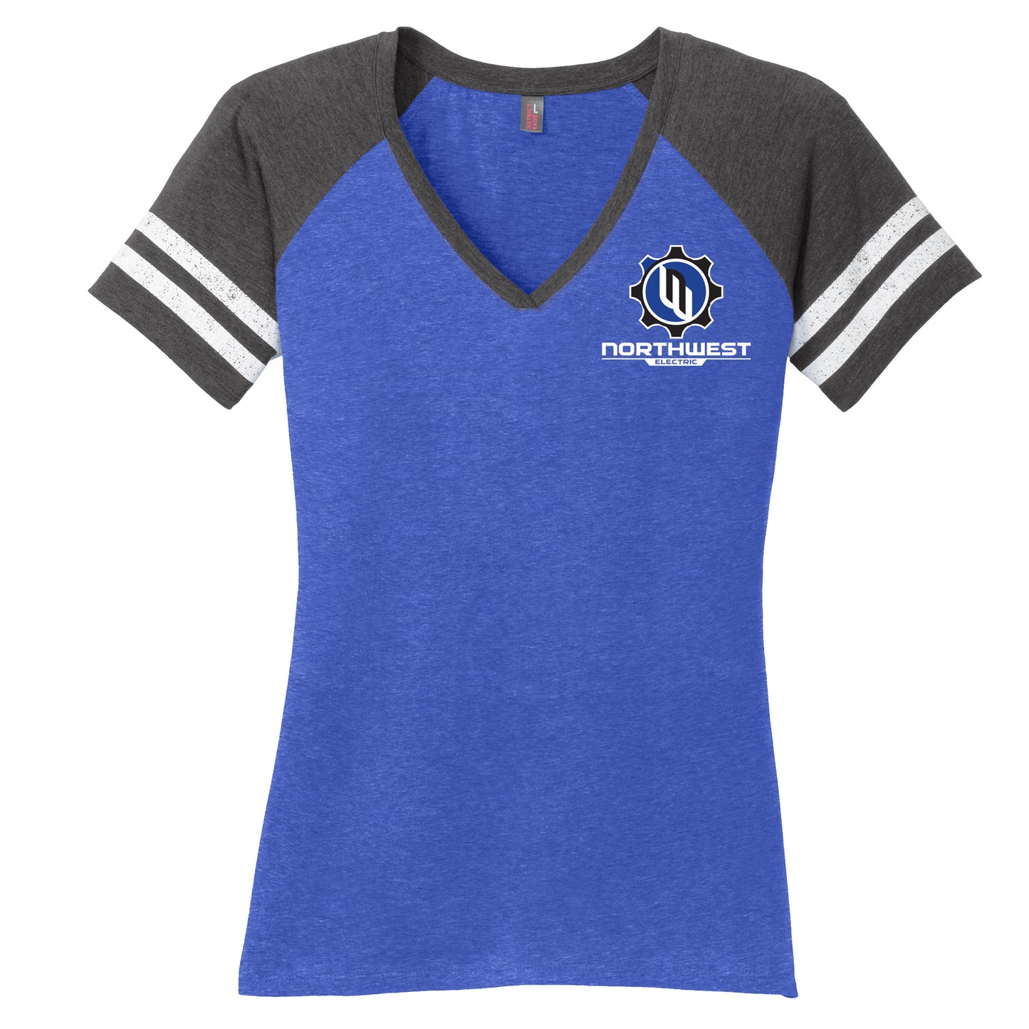 District Women’s Game V-Neck Tee