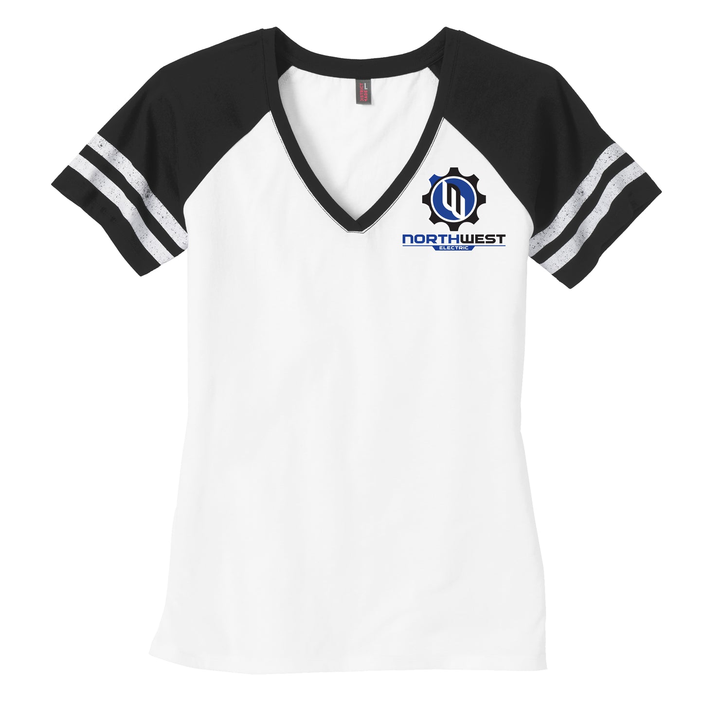 District Women’s Game V-Neck Tee