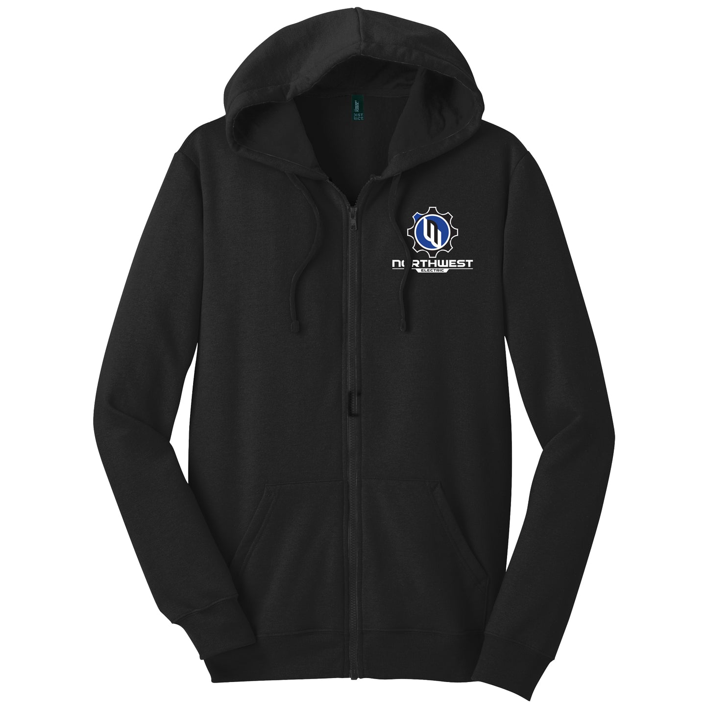 District Unisex Concert Fleece Full-Zip Hoodie