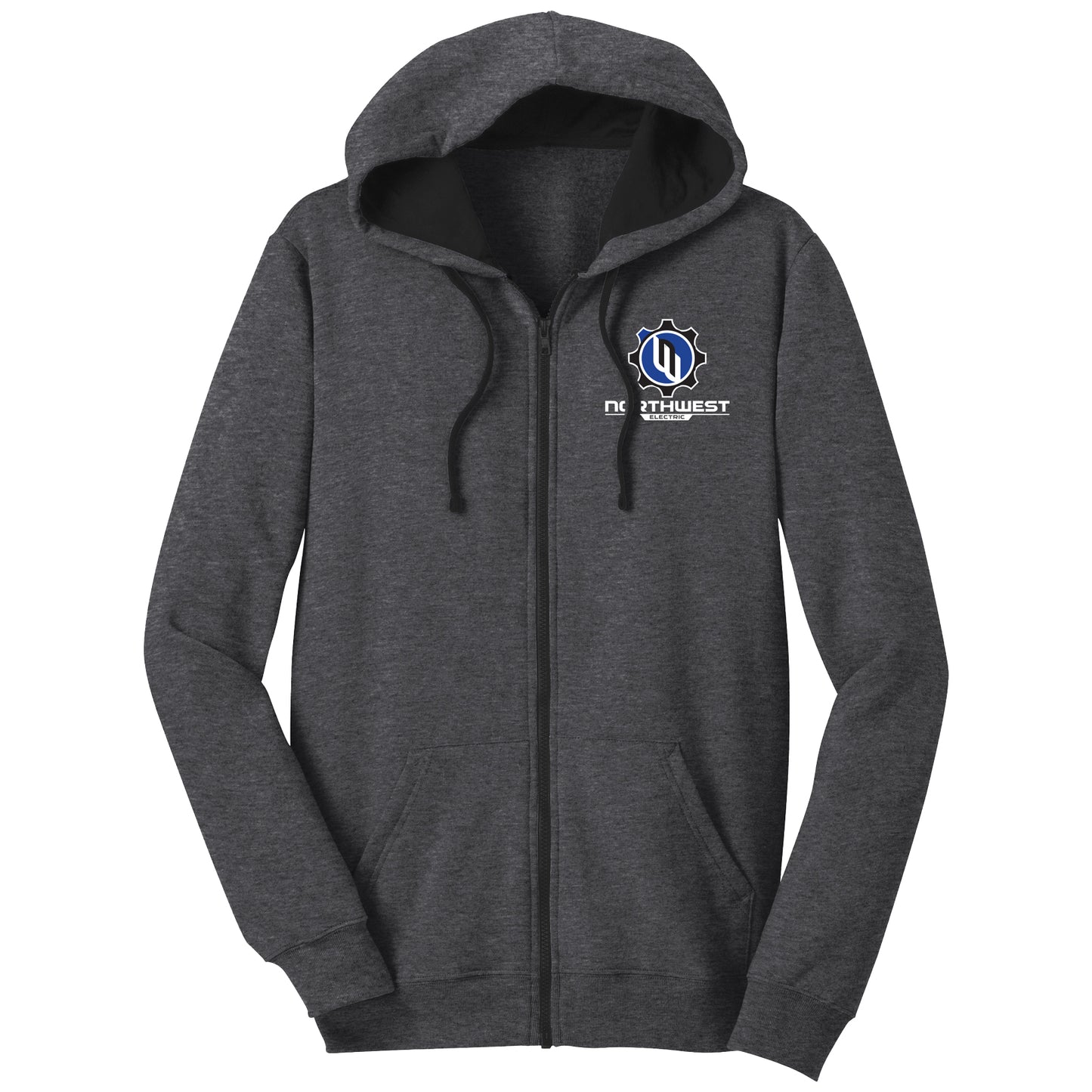 District Unisex Concert Fleece Full-Zip Hoodie