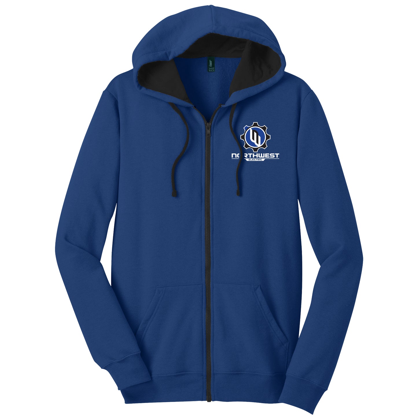 District Unisex Concert Fleece Full-Zip Hoodie