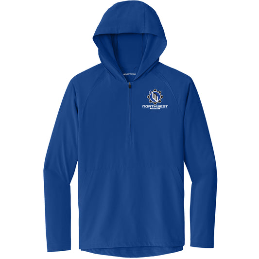 Sport-Tek 1/2-Zip Long Sleeve Hooded Jacket