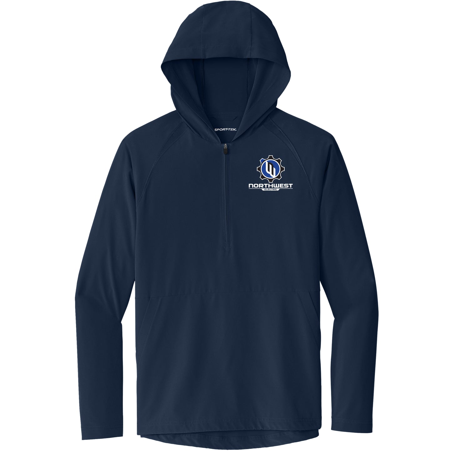 Sport-Tek 1/2-Zip Long Sleeve Hooded Jacket
