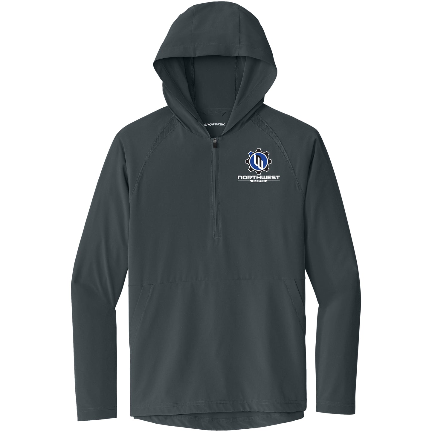 Sport-Tek 1/2-Zip Long Sleeve Hooded Jacket