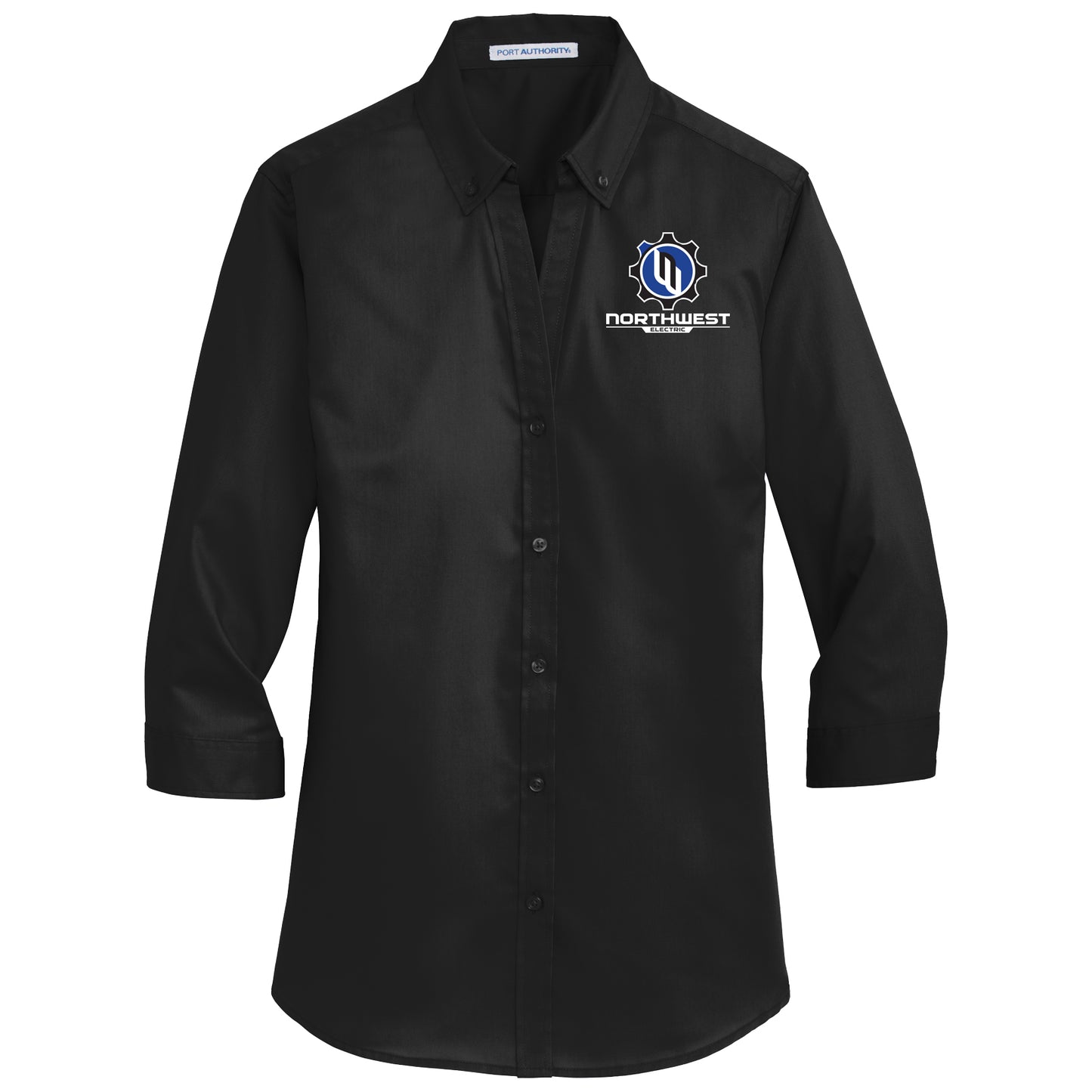 Port Authority Women's 3/4 Sleeve SuperPro Twill Shirt