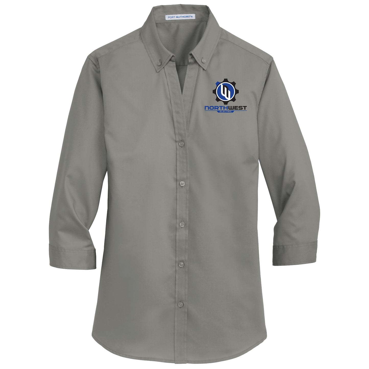 Port Authority Women's 3/4 Sleeve SuperPro Twill Shirt