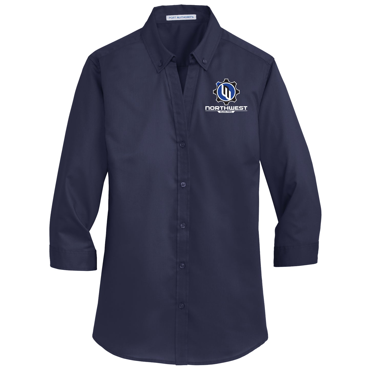 Port Authority Women's 3/4 Sleeve SuperPro Twill Shirt