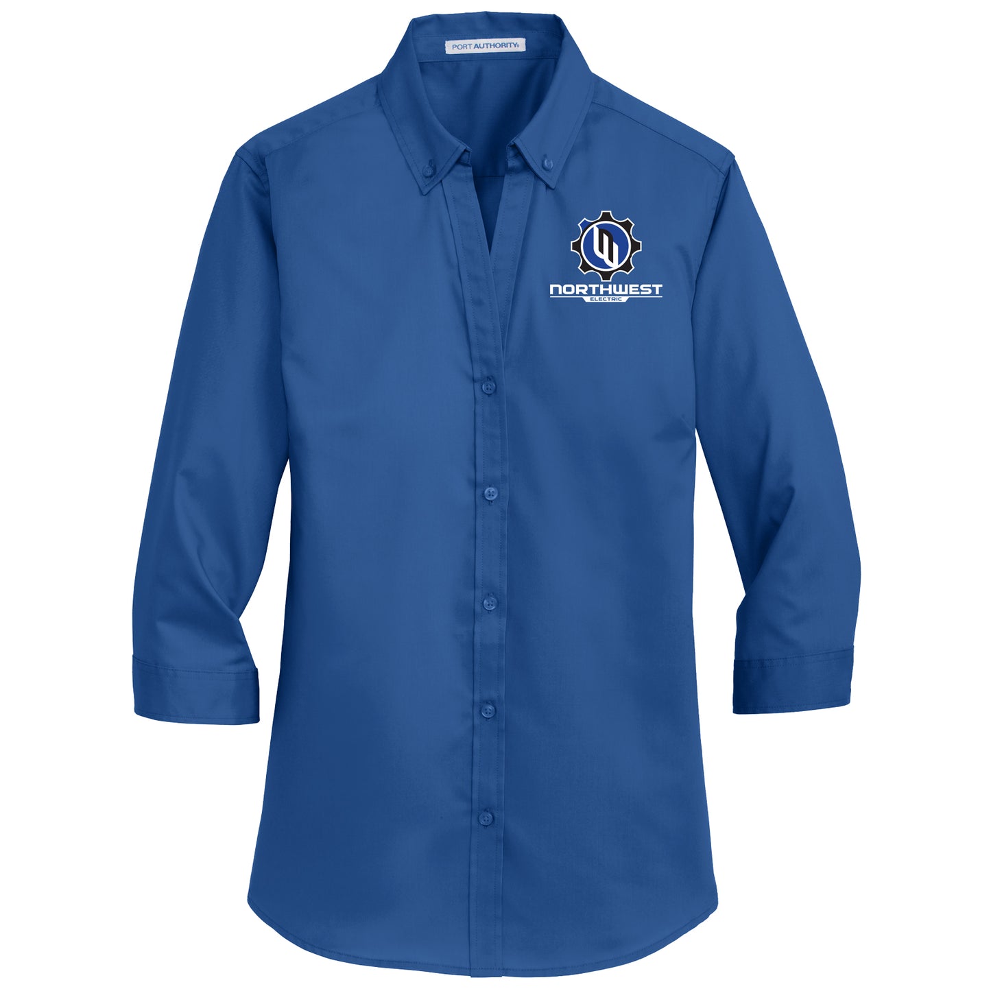 Port Authority Women's 3/4 Sleeve SuperPro Twill Shirt
