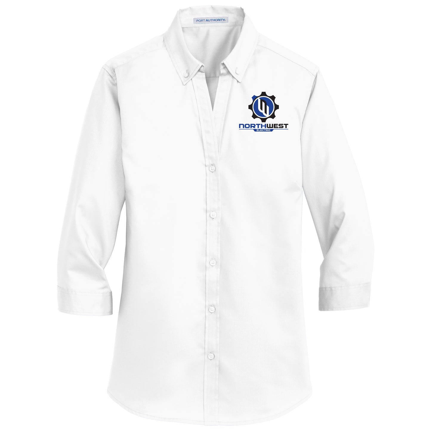 Port Authority Women's 3/4 Sleeve SuperPro Twill Shirt