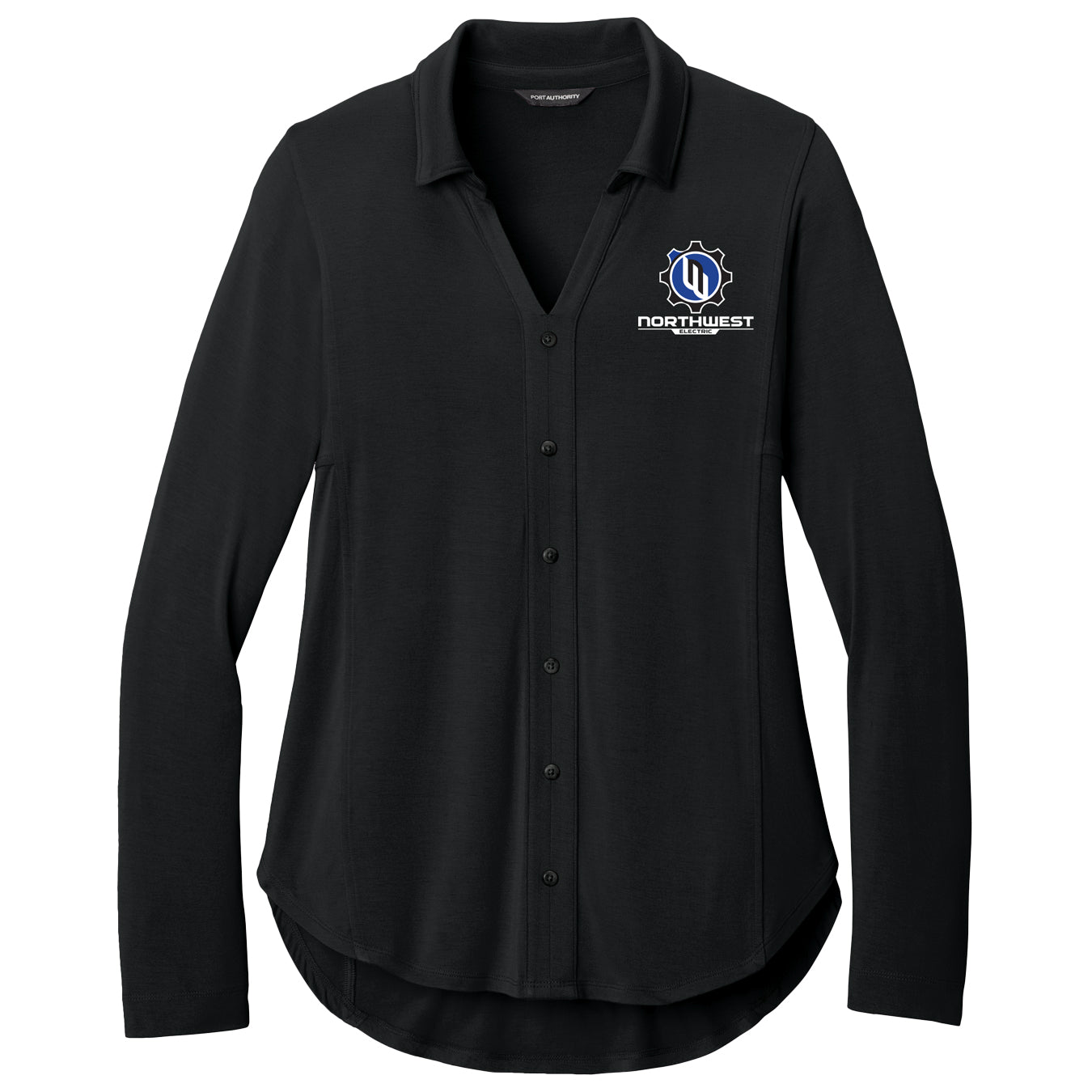 Port Authority® Women’s Luxe Knit Button Tunic