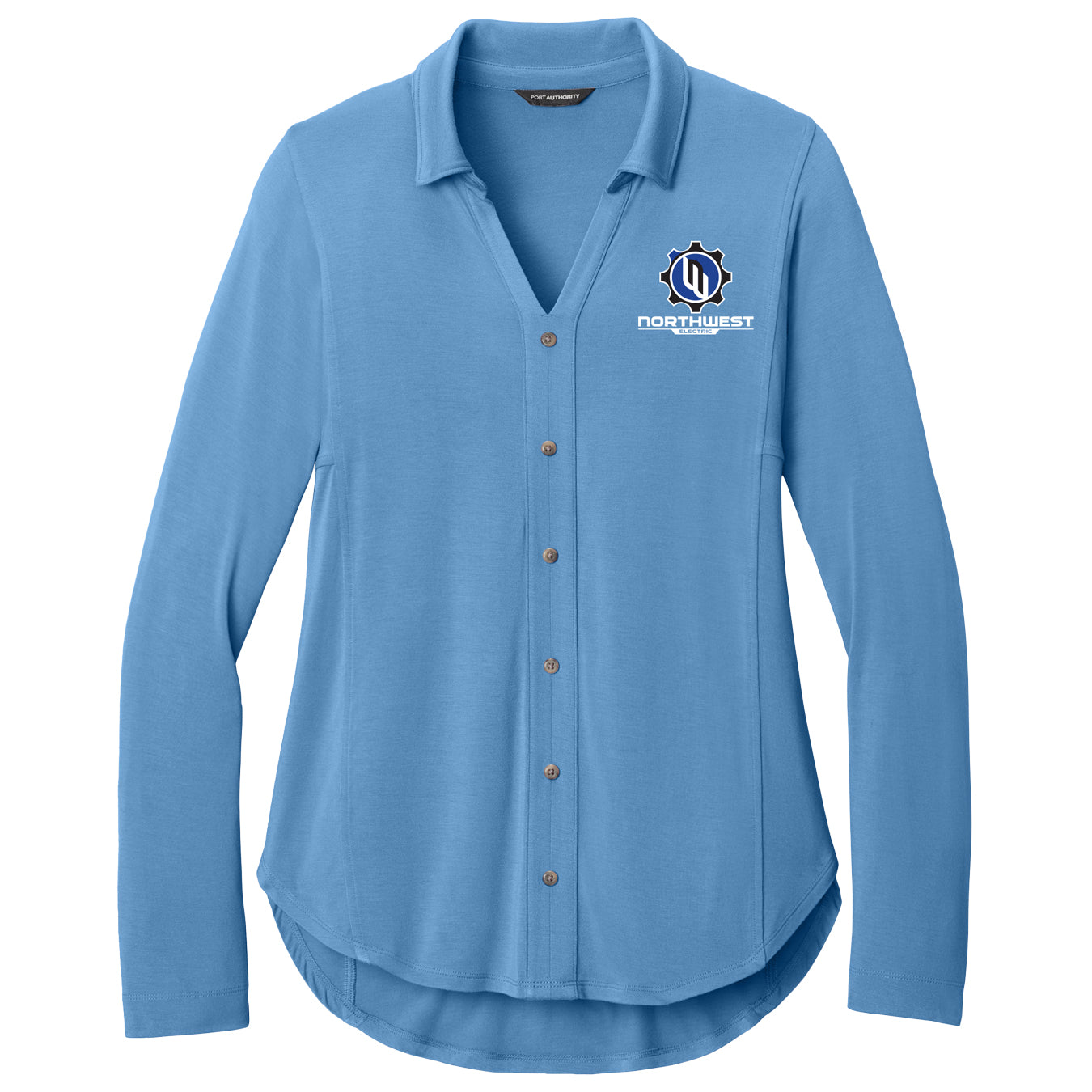 Port Authority® Women’s Luxe Knit Button Tunic