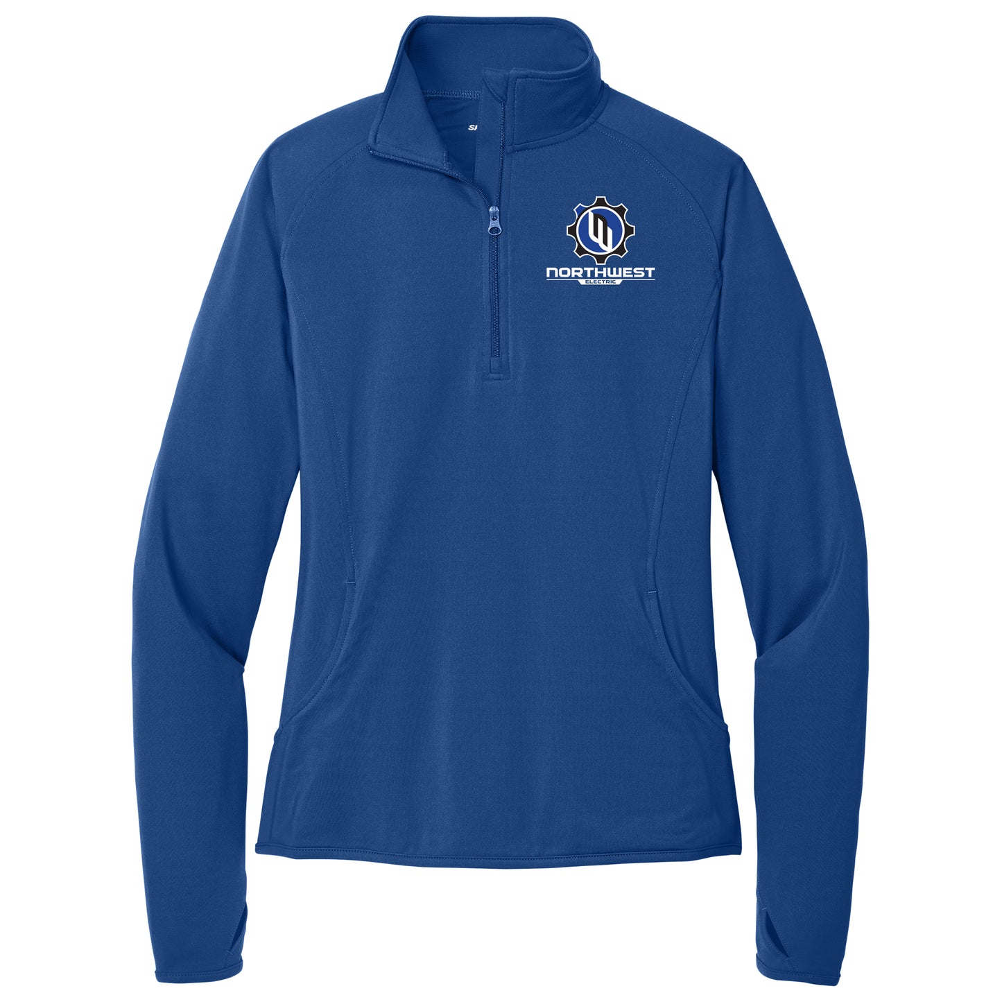 Sport-Tek Ladies Sport-Wick Stretch 1/4-Zip Pullover