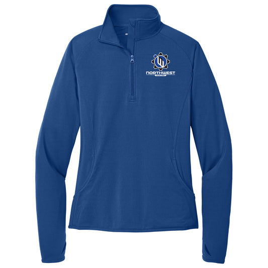 Sport-Tek Ladies Sport-Wick Stretch 1/4-Zip Pullover