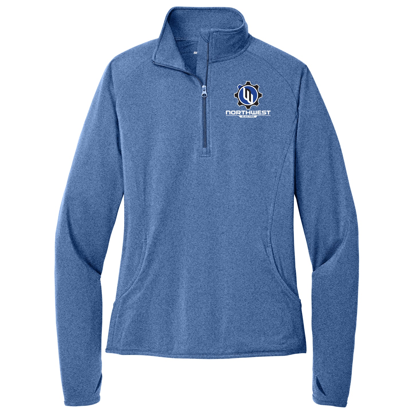 Sport-Tek Ladies Sport-Wick Stretch 1/4-Zip Pullover