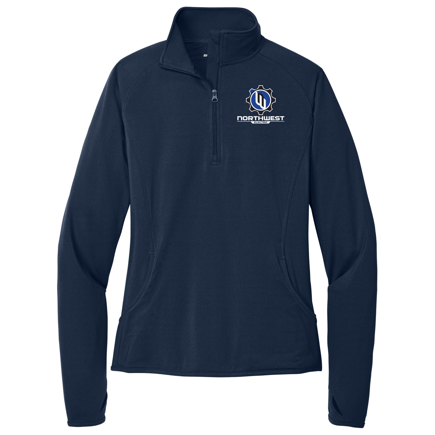 Sport-Tek Ladies Sport-Wick Stretch 1/4-Zip Pullover