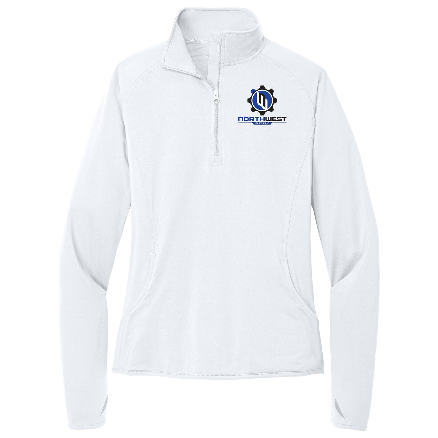 Sport-Tek Ladies Sport-Wick Stretch 1/4-Zip Pullover