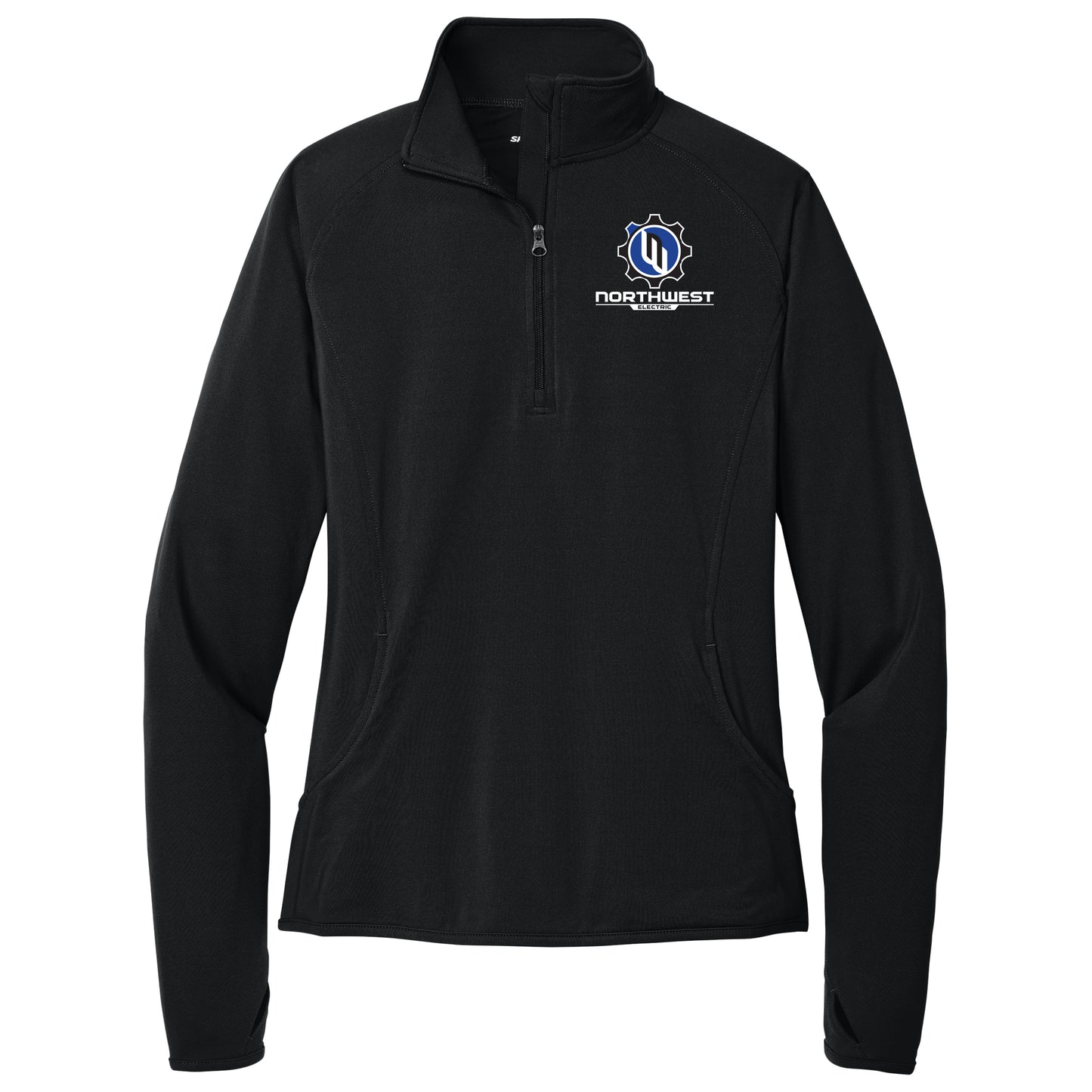 Sport-Tek Ladies Sport-Wick Stretch 1/4-Zip Pullover
