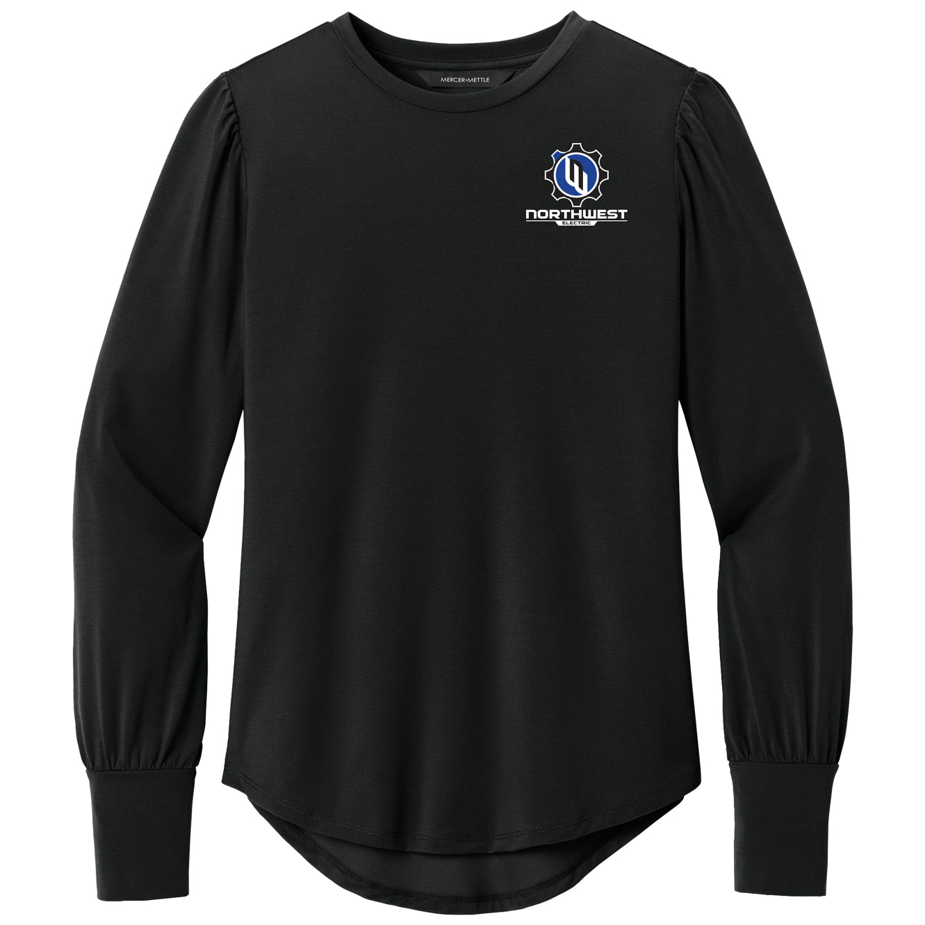 Mercer+Mettle® Women’s Stretch Jersey Long Sleeve Blouson Top