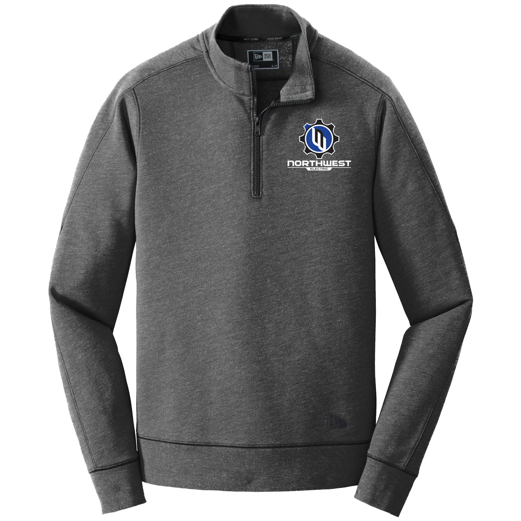New Era® Tri-Blend Fleece 1/4-Zip Pullover