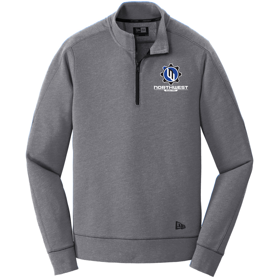 New Era® Tri-Blend Fleece 1/4-Zip Pullover