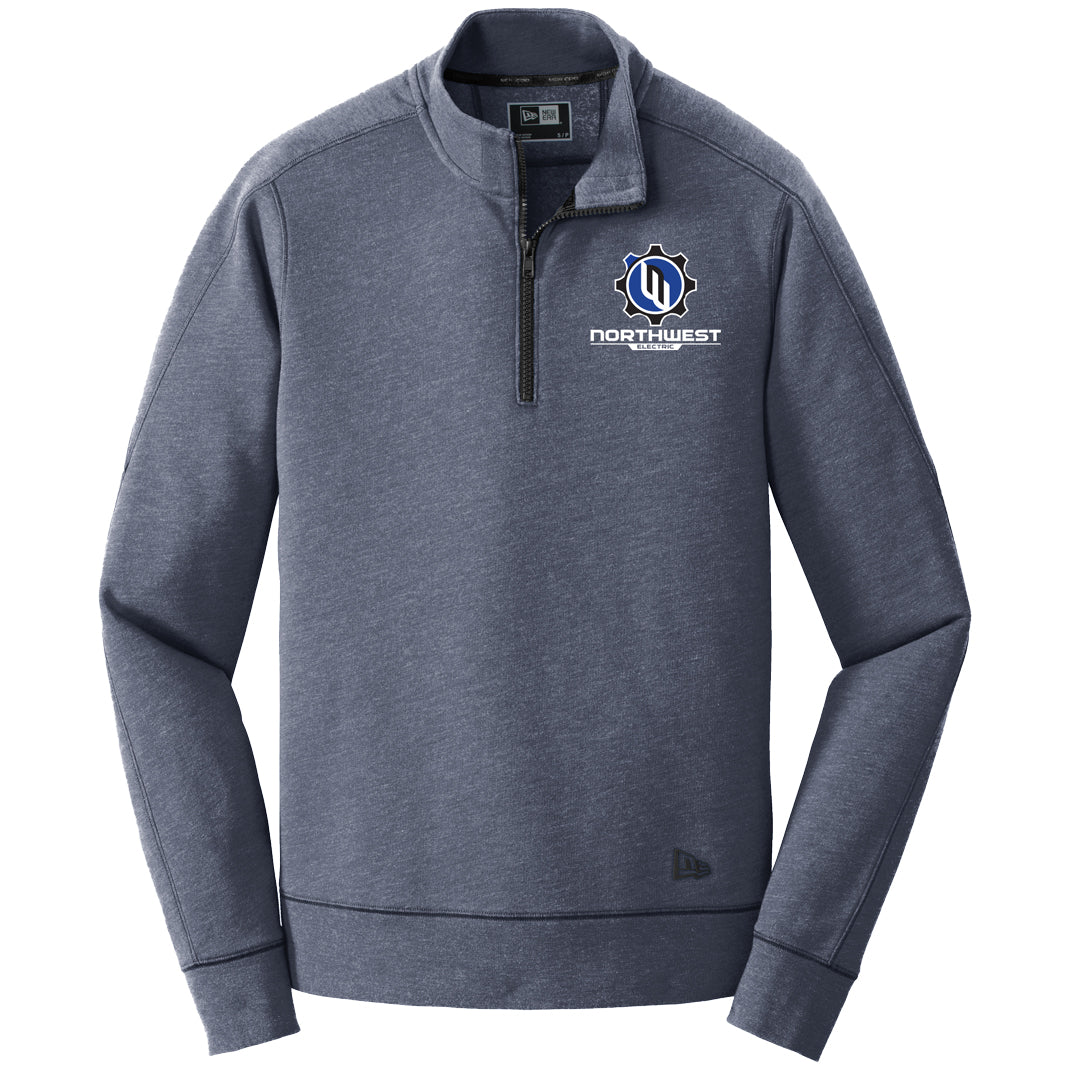 New Era® Tri-Blend Fleece 1/4-Zip Pullover