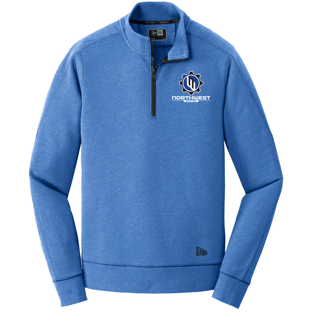 New Era® Tri-Blend Fleece 1/4-Zip Pullover