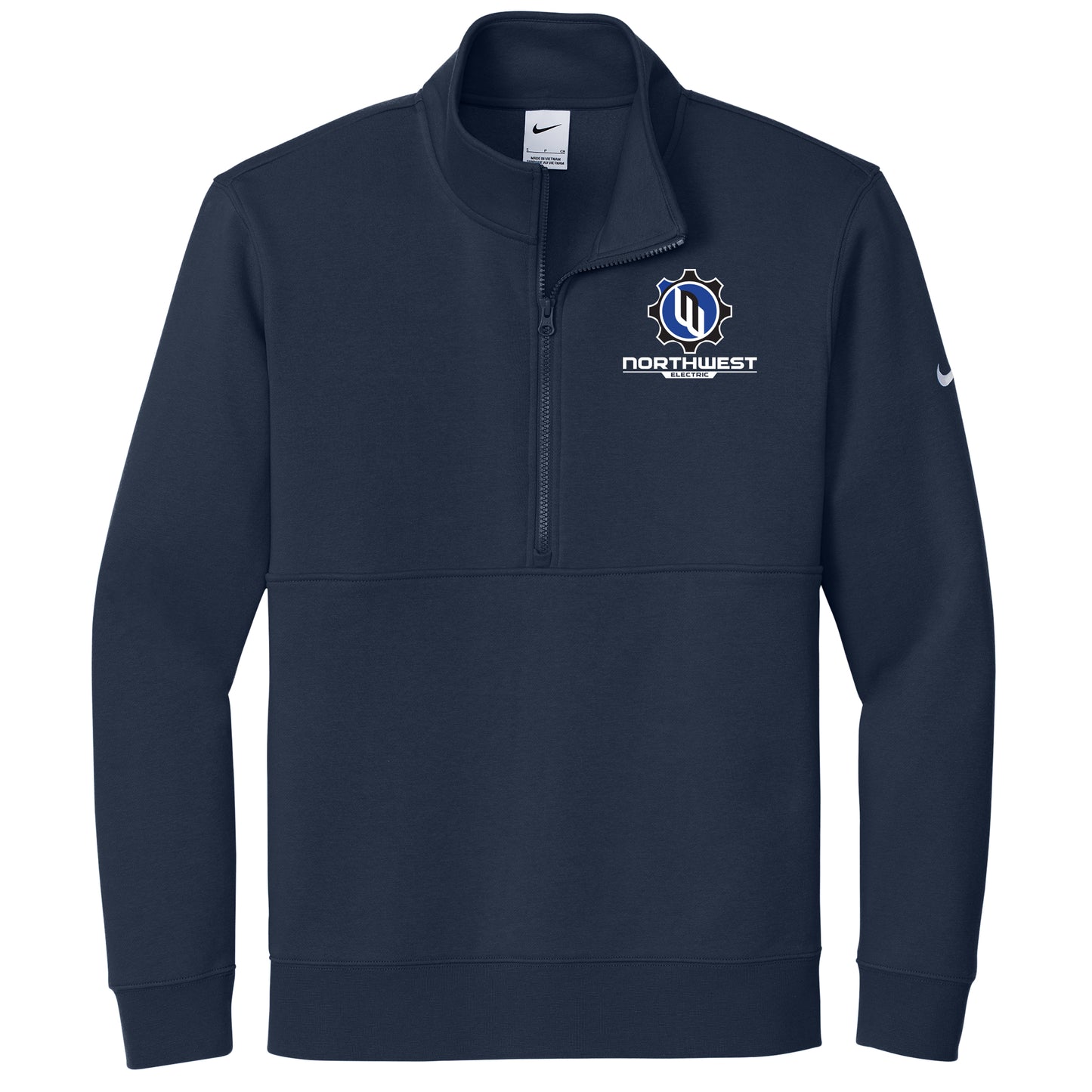 Nike Club Fleece Sleeve Swoosh 1/2-Zip