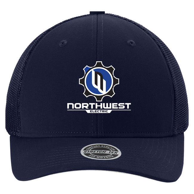 Sport-Tek® Stretch-Tek Mesh Back Cap